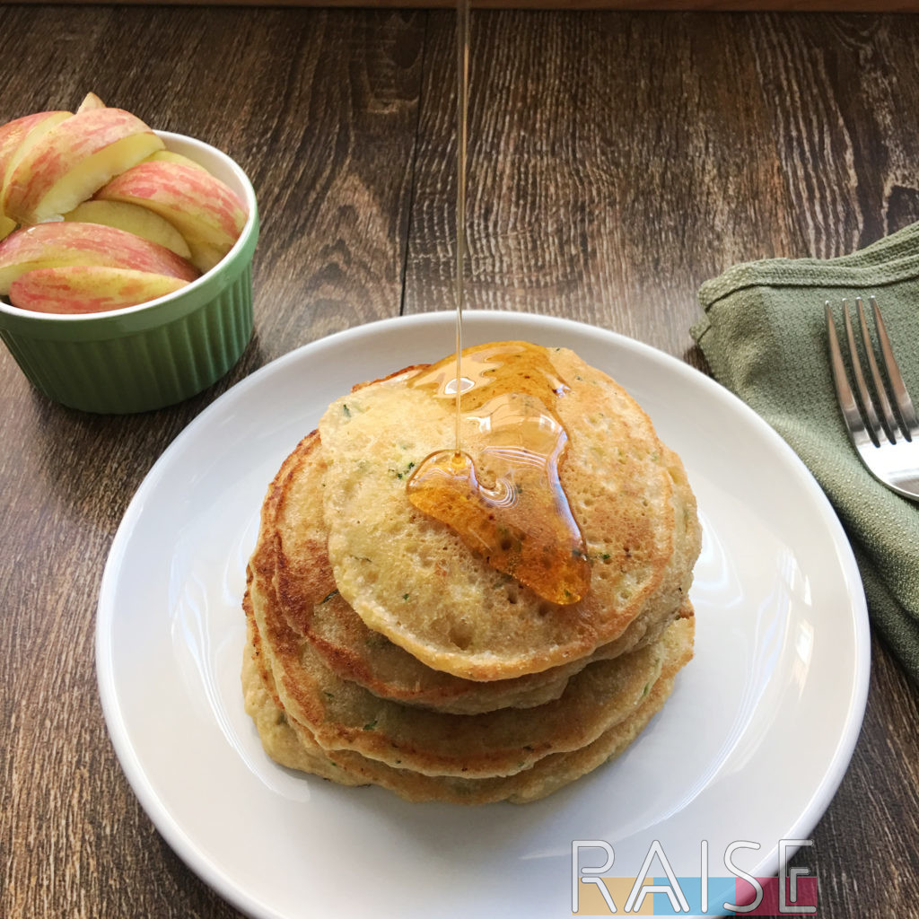 Zucchini Maple Pancakes by The Allergy Chef