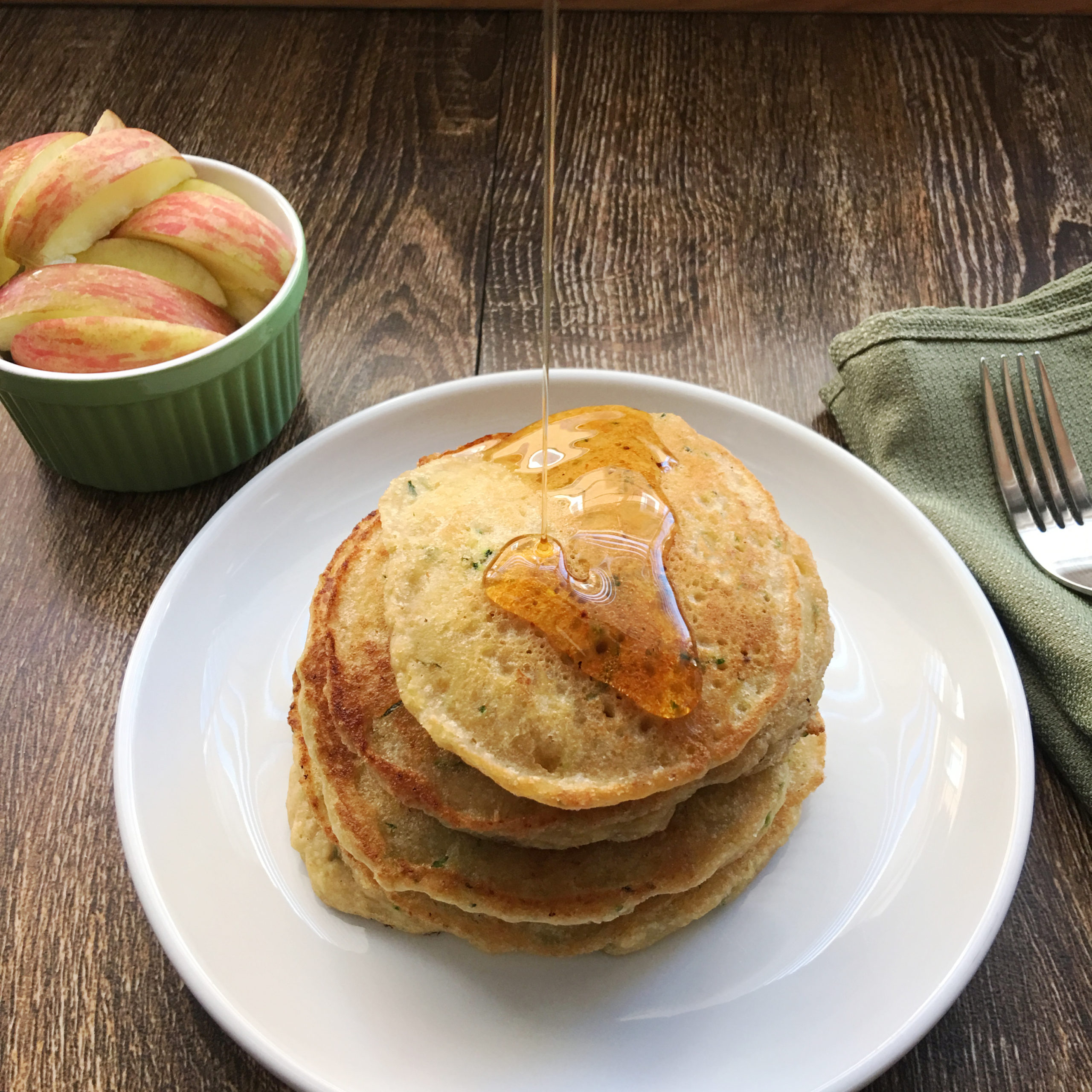 Zucchini Maple Pancakes by The Allergy Chef