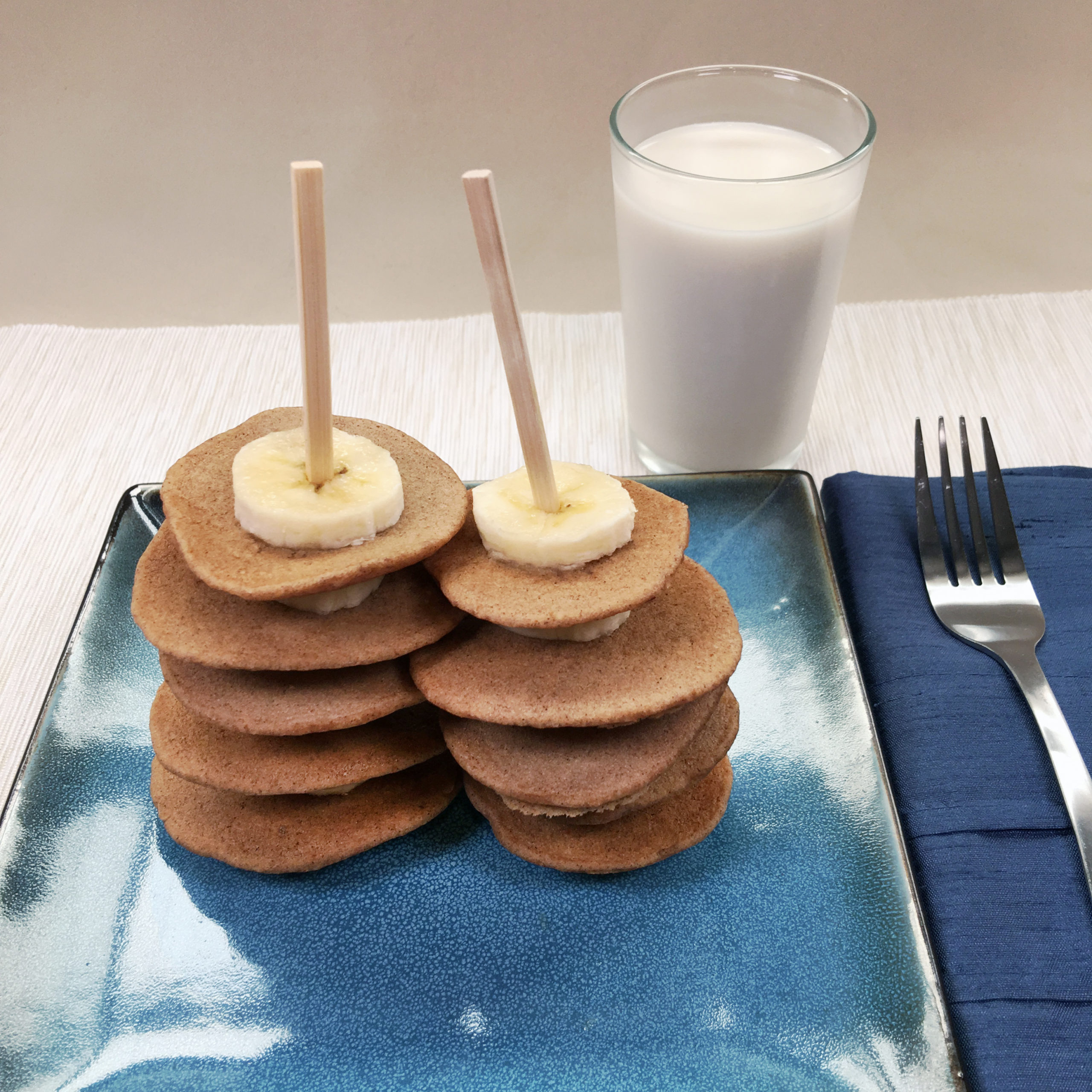 Mini Pancake Stacks by The Allergy Chef