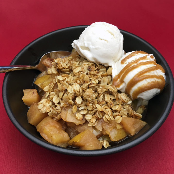 Glute Free, Vegan, Crispy Oat Apple Pie