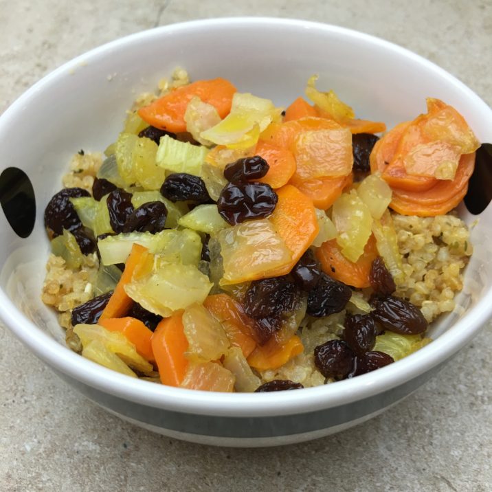 Sweet Vegetables & Quinoa by The Allergy Chef