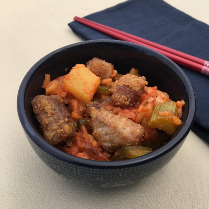 Grain Free Sweet & Sour Pork by The Allergy Chef