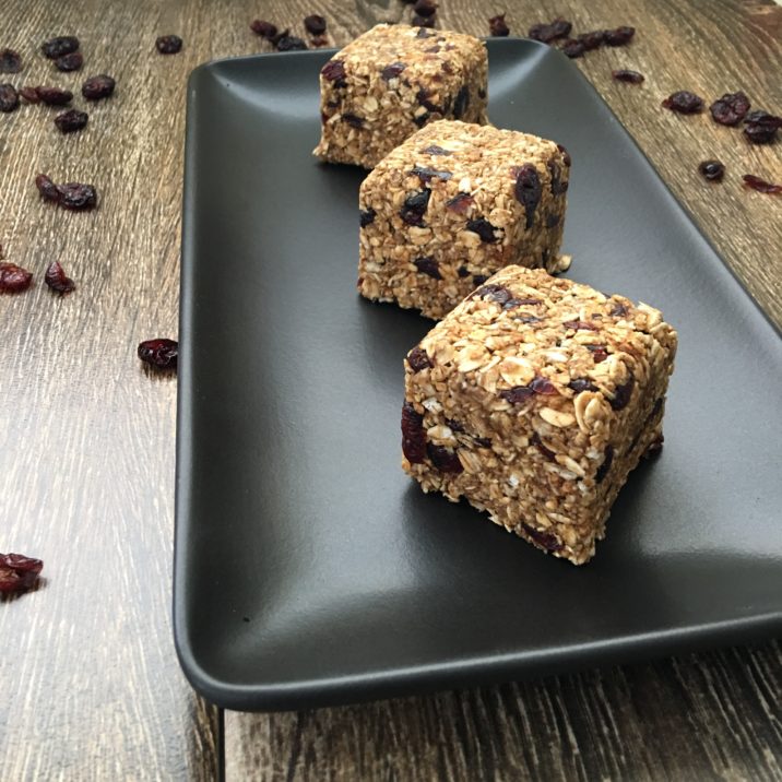 Cranberry Oat Cubes by The Allergy Chef
