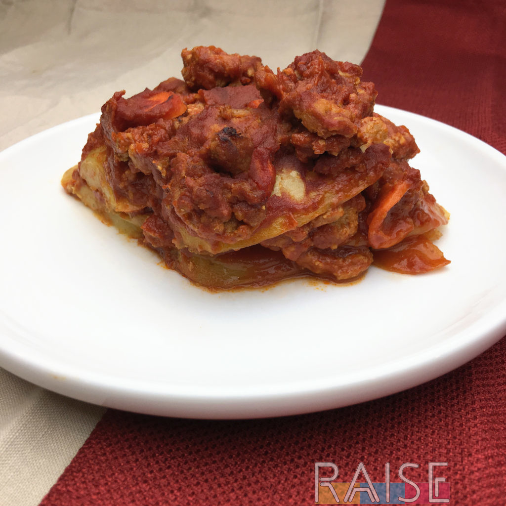 Potato Lasagna Prep by The Allergy Chef