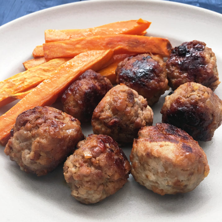 Apple Cinnamon Meatballs by The Allergy Chef