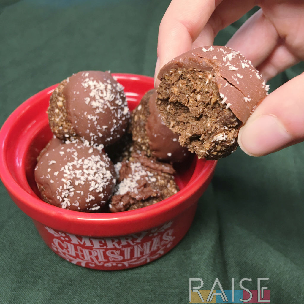 Chocolate Peppermint Moringa Power Balls by The Allergy Chef