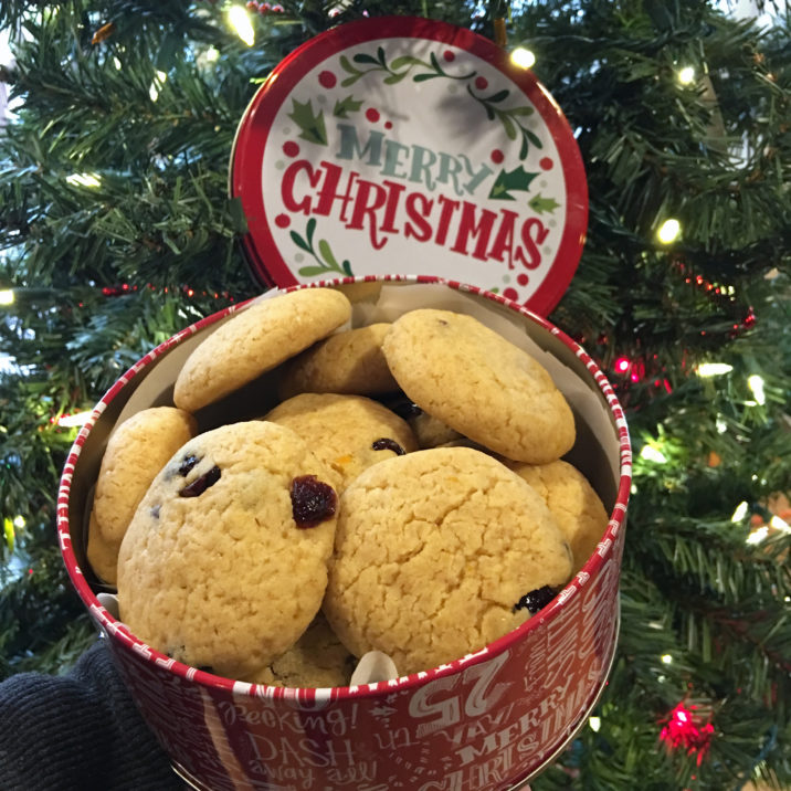 Gluten Free Vegan Cranberry Orange Cookies by The Allergy Chef