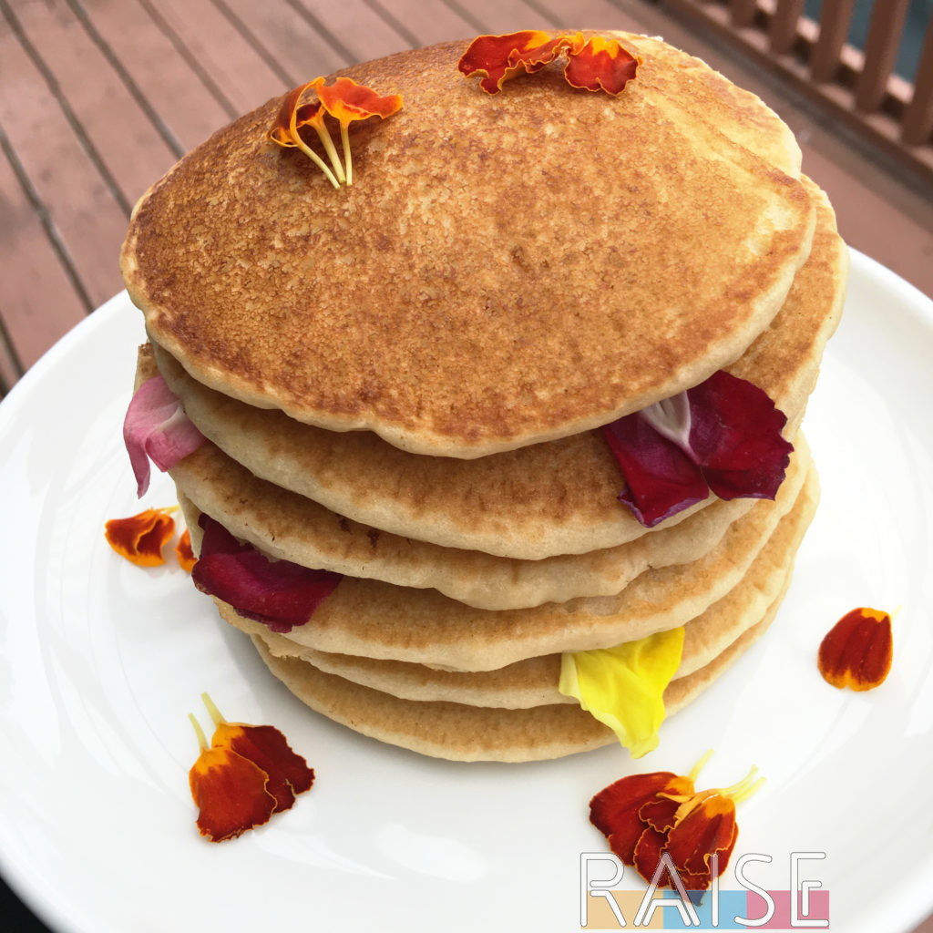 Gluten Free Maple Rose Pancakes by The Allergy Chef