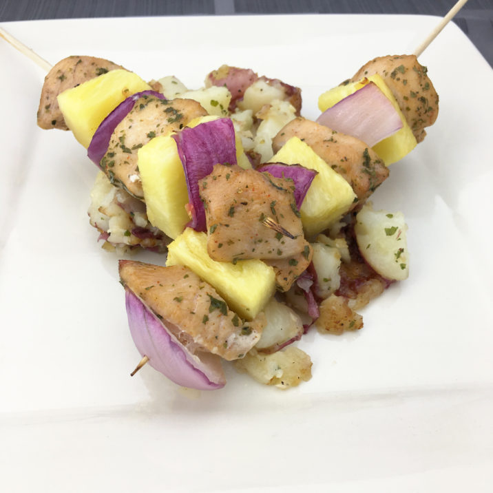 Tropical Pineapple Skewers by The Allergy Chef