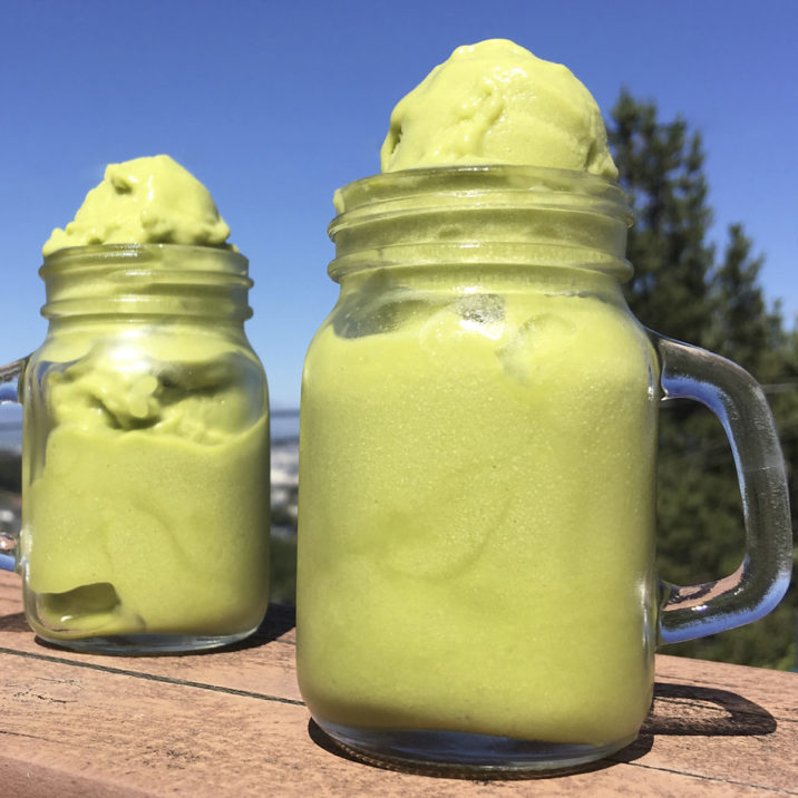 Corn Free Avocado Ice Cream by The Allergy Chef