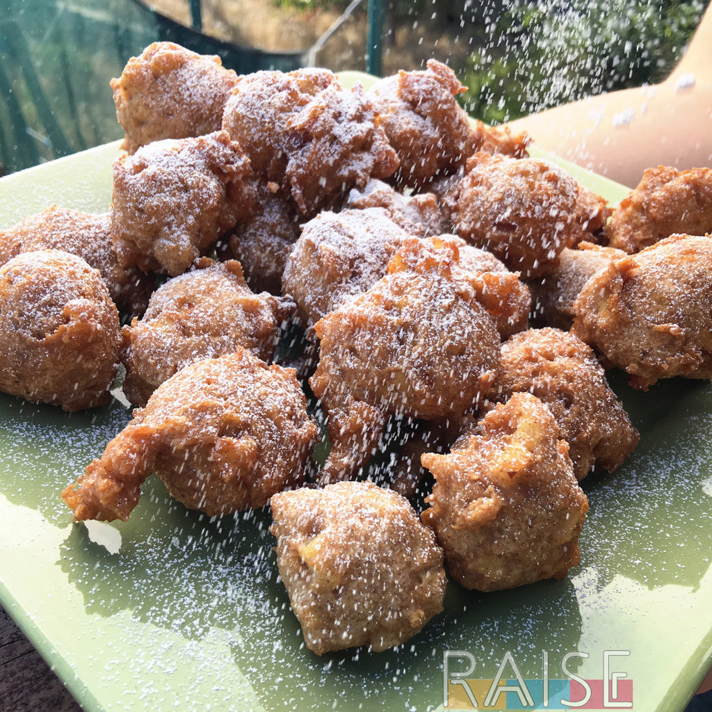 Gluten Free Apple Pie Fritters by The Allergy Chef