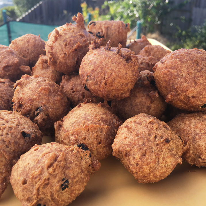 Gluten Free Carrot Cake Fritters by The Allergy Chef