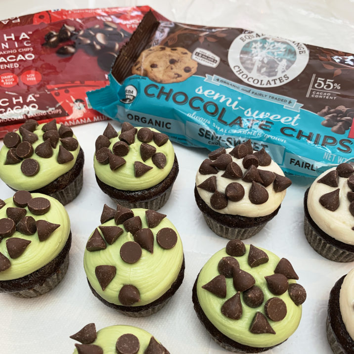 Chocolate Chip & Mint Chip Cupcakes by The Allergy Chef