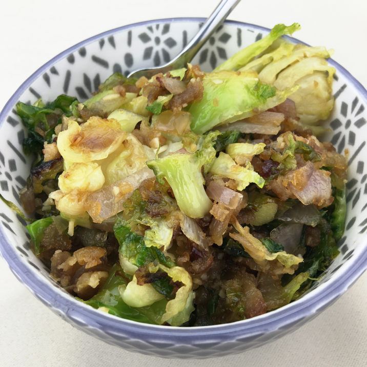 Brussels Sprouts & Onions by The Allergy Chef