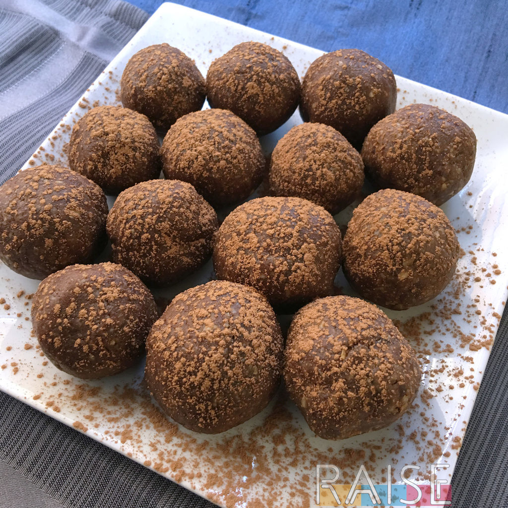 Chocolate Sunflower Butter Power Balls by The Allergy Chef