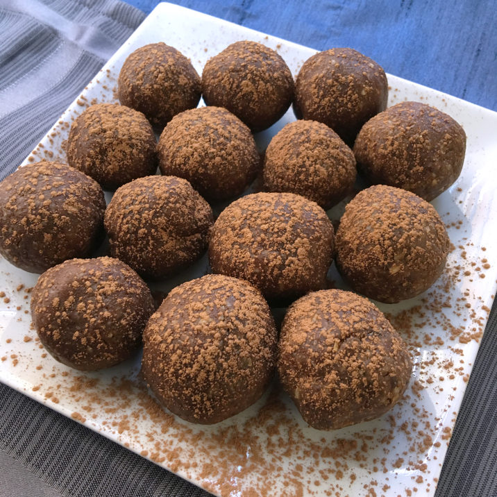 Chocolate Sunflower Butter Power Balls by The Allergy Chef