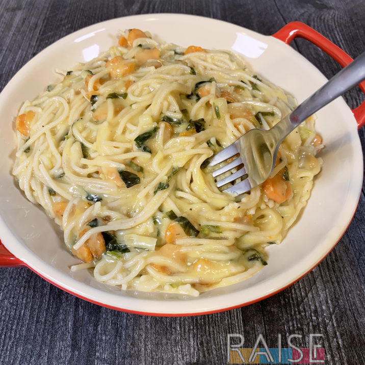 Gourmet Vegan Cheesy Capellini