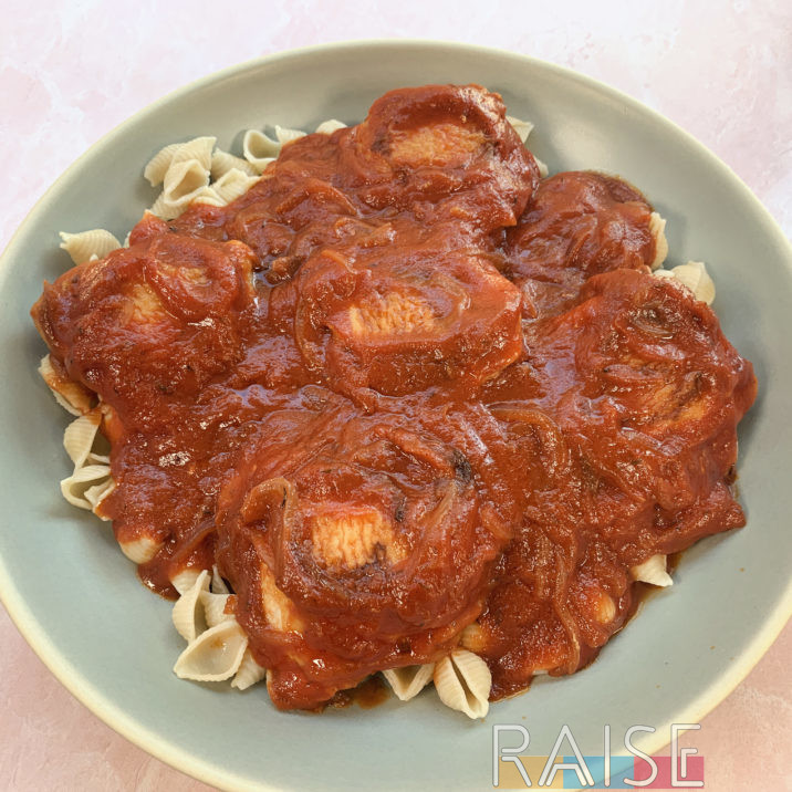 Chicken Thigh Pasta by The Allergy Chef