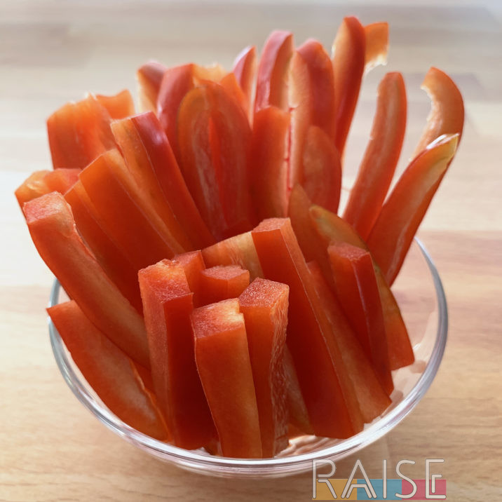 Sliced Bell Pepper by The Allergy Chef