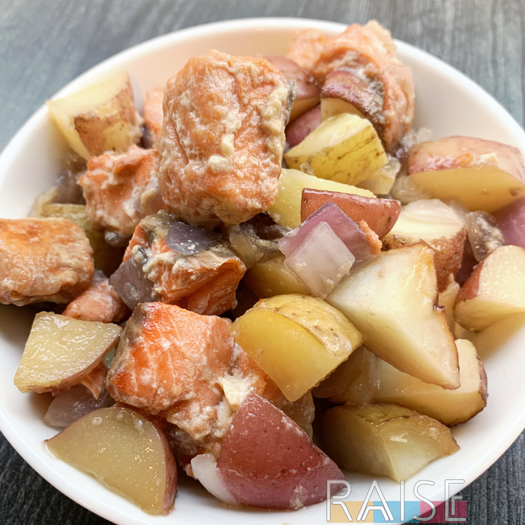 Easy Sheet Pan Salmon Dinner by The Allergy Chef