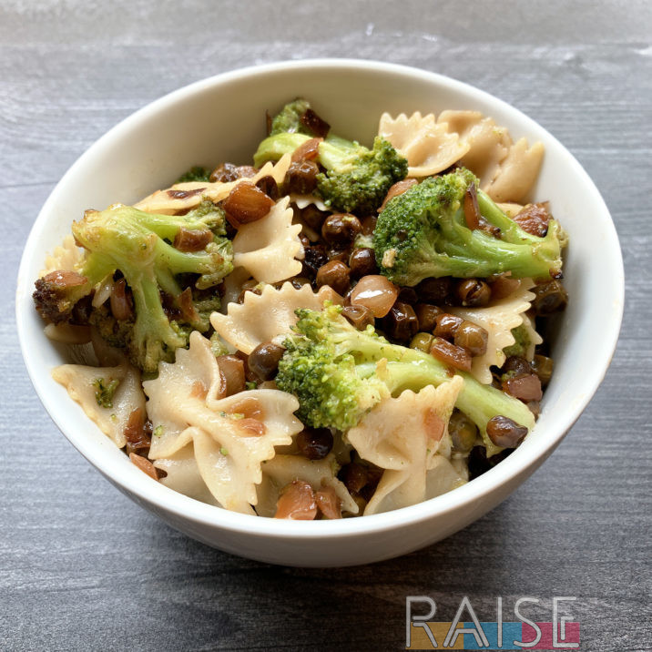 Gluten Free Vegan Veggie Delight Pasta by The Allergy Chef