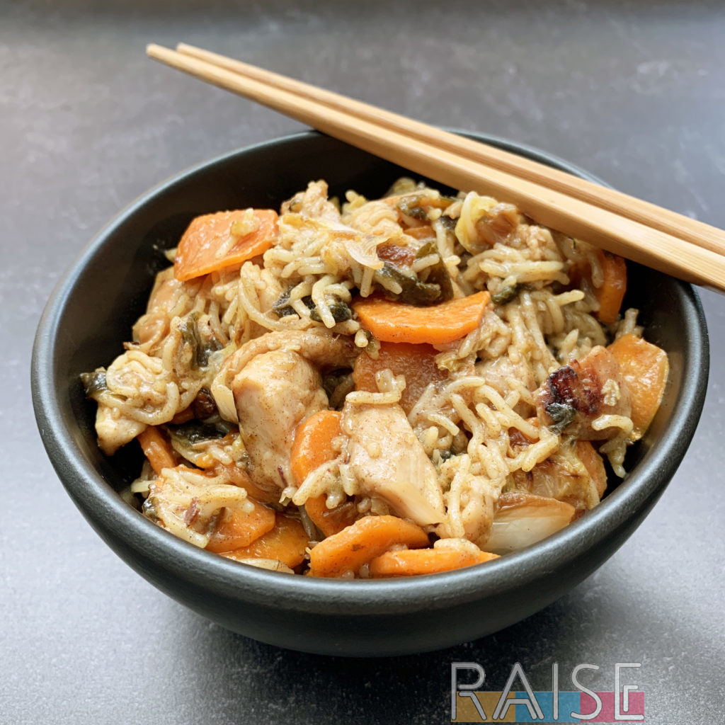 Gluten Free Soy Free Chicken Chow Mein by The Allergy Chef