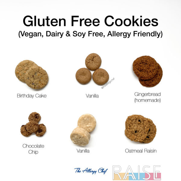 Gluten Free Cookies by The Allergy Chef