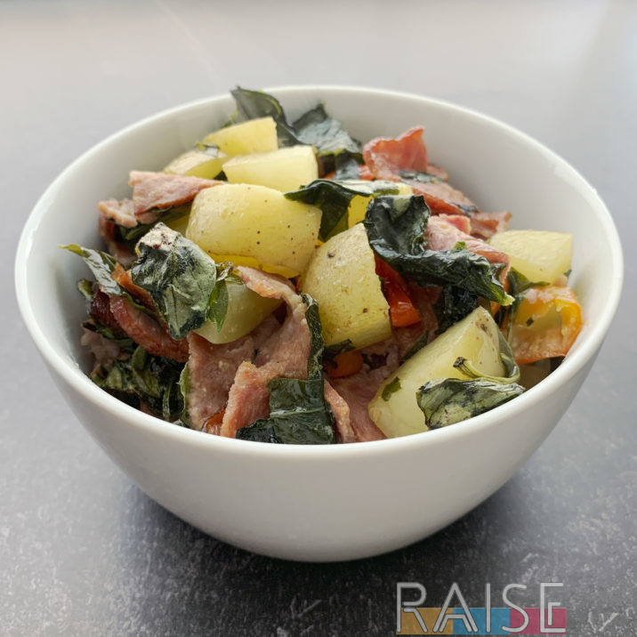 Bacon & Potato Sheet Pan Meal by The Allergy Chef