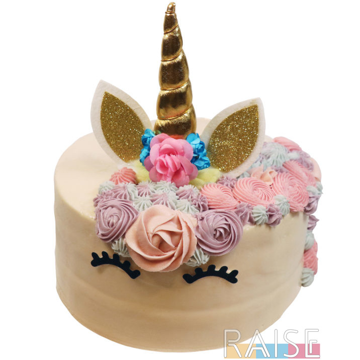 Gluten Free Vegan Unicorn Cake by The Allergy Chef