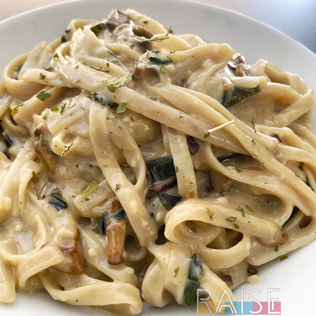 Gluten Free, Dairy Free, Vegan, Top 8 Free Gourmet Creamy Pasta by The Allergy Chef