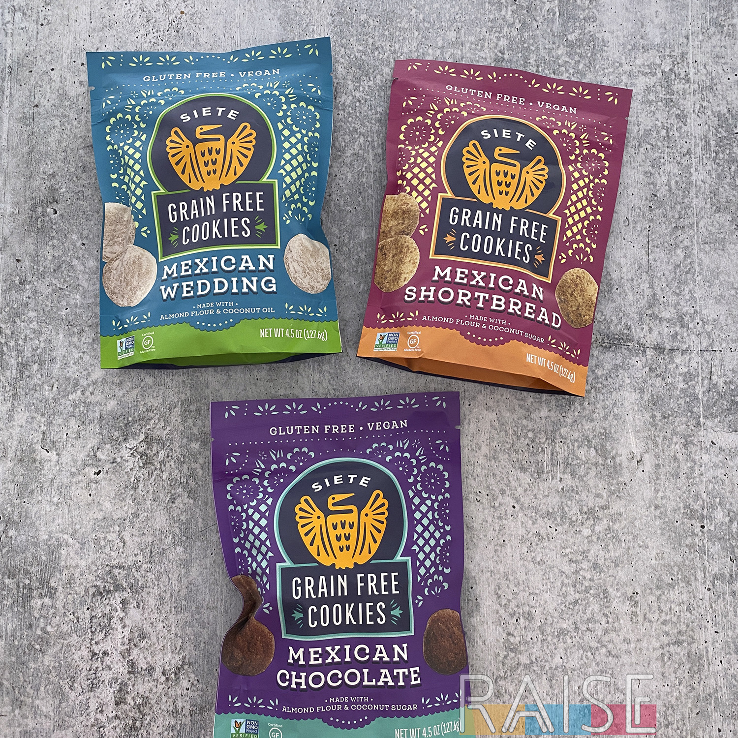 Siete Grain Free Cookies: Mexican Wedding, Mexican Chocolate & Mexican  Shortbread Review 