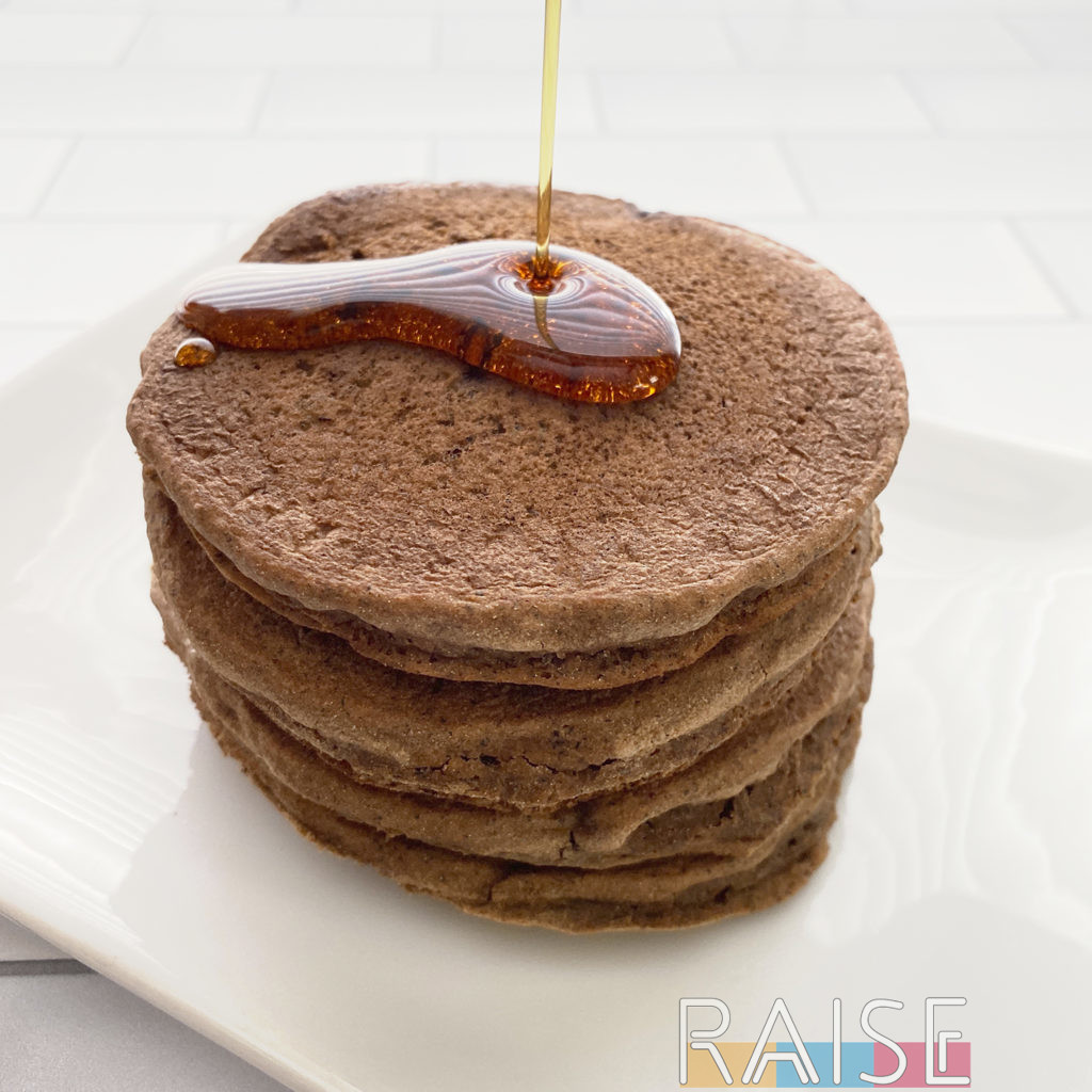 Gluten Free Chocolate Buckwheat Pancakes by The Allergy Chef