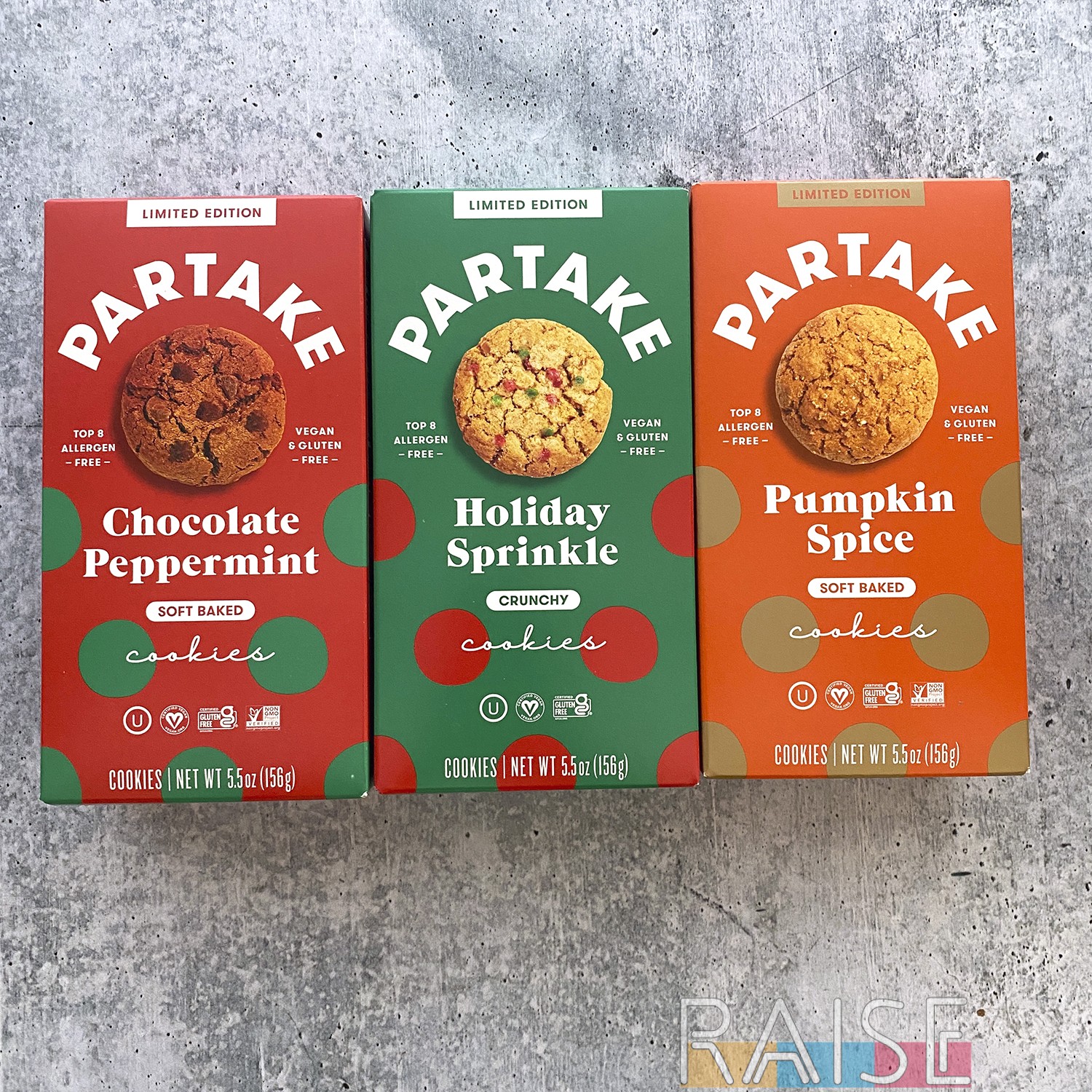 Partake Cookies: Birthday Cake, Butter Cookie & Chocolate Chip Review 