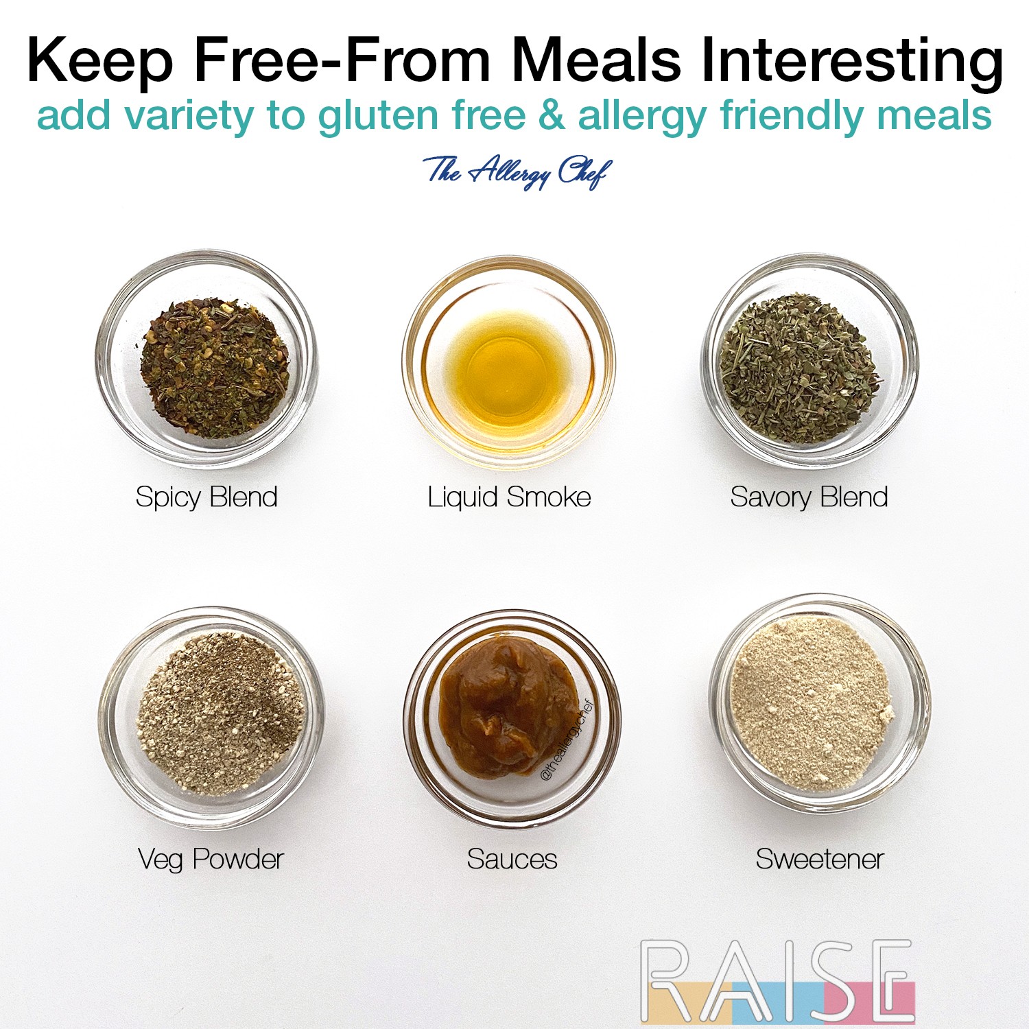 How to Add Variety to Gluten Free Carbs & Allergy Friendly Meals