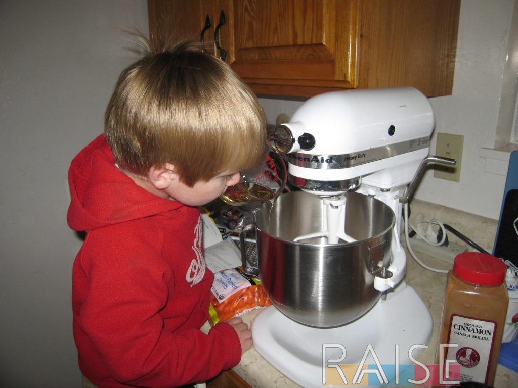 Kid Three Mixing by The Allergy Chef