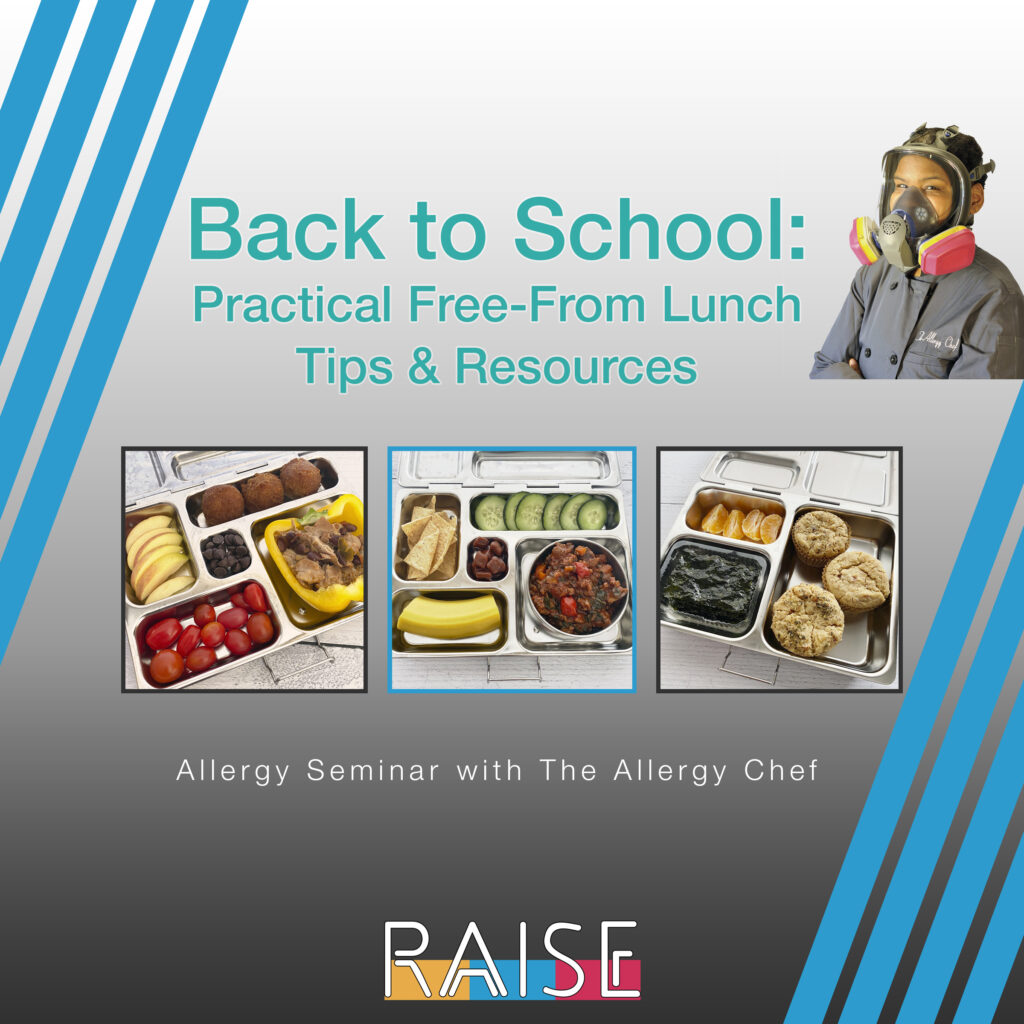 Allergy Seminar Back to School Practical Lunches with The Allergy Chef