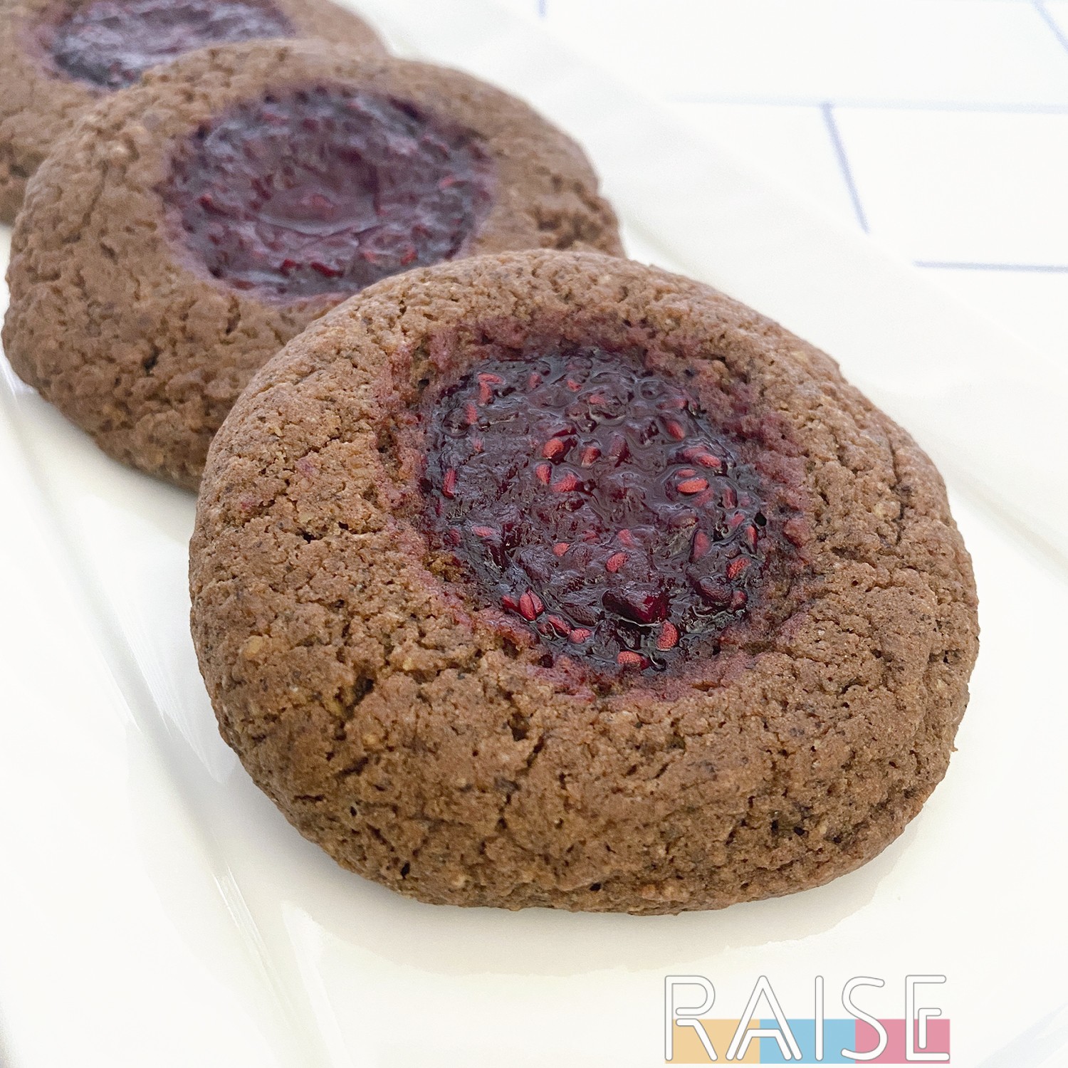 Nut & Gluten Free Raspberry Thumbprint Cookie Recipe Vegan